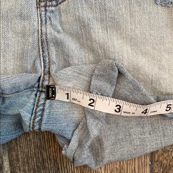 RSQ Light Washed Denim “Mom Short” Shorts - Picture 10 of 12